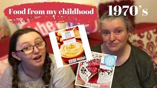 EATING FOOD FROM MY CHILDHOOD - teen tries popular food from the seventies UK inc instant mash.