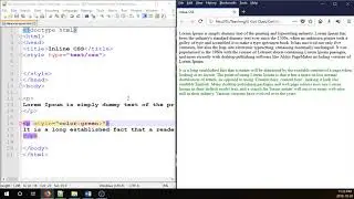 Inline CSS