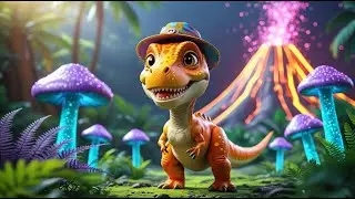 The Dino Adventure 🦖🌋 | Giant Dinosaur Journey | Learn Dino Names & Sounds for Kids 2025