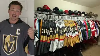 Local Vegas Golden Knights fan amasses impressive collection of nearly 400 NHL jerseys
