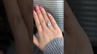 Louily Noble 3.5Ct Radiant Cut 3PC Wedding Ring Set #engagementring #weddingring #ring