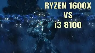 Ryzen 5 1600x vs i3 8100  Tested in 12 Games & Productivity Benchmarks