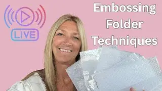 Crafting & Chatting with Shanna - LIVE Cardmaking | Embossing Folder Techniques & Inspiration
