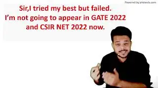 Motivational video for GATE 2022 and CSIR NET 2022 Aspirants | GSET 2022 | GATE 2022 | CSIR NET 2022
