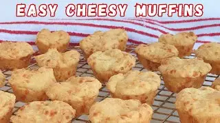 Mini Cheese Muffins | Easy 4 Ingredient Recipe