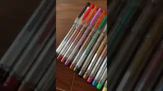 UNBOXING 36 Gel Pens - Premium Quality - Leisure Arts #unboxing #viral #shorts