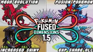 [UPDATED] Pokemon Fused Dimensions With Mega Evolution, Gen 8 Fusion, Increased Shiny & Exp Share!