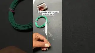 Coba bikin sos dor dari benang visco #fireworks #experiment #diy