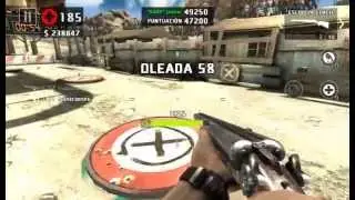 Dead Trigger 2 arena 107 oleadas  88200 puntos
