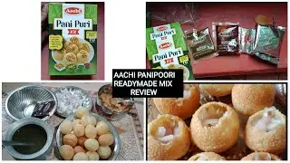 AACHI READYMADE PANIPOORI MIX KIT REVIEW|ஆச்சி பானிபூரி மிக்ஸ் எப்படி இருந்தது|REVIEW VLOG|mono eye