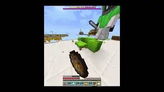 I did fireball jump in minecraft bedrock edition in bedwars. #shorts