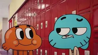 Gumball Intenta quedar bien para la visita con Penny pero sale mal XD