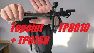 Compoundbogen Visier Topoint TP8810 + TP8750. #archery #compoundbow #explore #bowandarrow