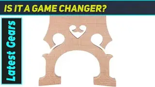 Fitted 1/2 Cello Maple Bridge: Best Tone Upgrade, Ready to Play