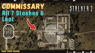 STALKER 2 COMMISSARY All Stashes & Loot Locations Guide | PSZ 7 Military Body Armor | #stalker2