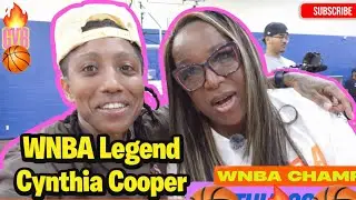 🔥 WNBA LEGEND Cynthia Cooper x Coach Tazzie Celebrate GYB 10 YEARS 😱🏆