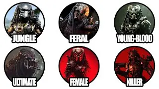 Объяснение каждого варианта PREDATOR/Yautja