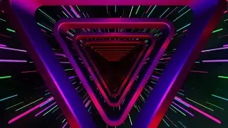 4K Abstract Sci-Fi Tunnel VJ Motion Background || Neon Light Tunnel Free VJ Loops || 4K VJ Loops