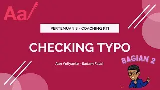TUTORIAL PERBAIKI KESALAHAN PENULISAN (TYPO) DALAM ARTIKEL SECARA OTOMATIS | CORRECT WRITING ERRORS