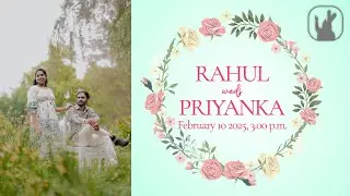 Rahul Weds Priyanka | 10-2-2025 | 3:00 pm | Madre de Deus Church Vettucaud