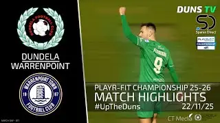 Match Highlights - Dundela Vs Warrenpoint Town - 22nd November 2025