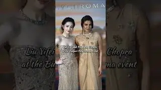 Priyanka Chopra and Liu Yifei at the Bulgari Polychroma event in Sicily #liuyifei #priyankachopra