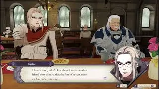 Jeritza and Lonato enjoy a nice meal