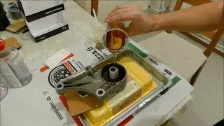 Motortartó bak epoxi gyantából