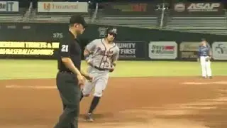 Austin Riley extends Mississippi's lead with a homer