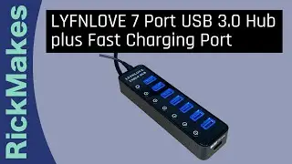 LYFNLOVE 7 Port USB 3.0 Hub plus Fast Charging Port