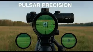 6.5 PRC with the Pulsar Digex c50 Riflescope out at 200 yards on a 4 inch steel target :))