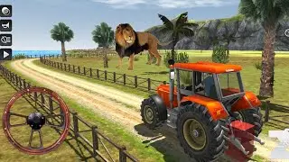 Real Tractor Trolley Cargo Farming Simulator Gameplay &ndash; Tractor Games #19 &ndash; Android Games