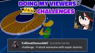 [ABA] DOING MY VIEWERS ABA RANKED CHALLENGES! (INSANE)