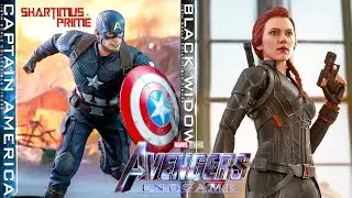 Hot Toys Avengers Endgame Captain America and Black Widow Images Revealed - SPOILERS