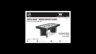 34005-DS 80in NHL Triple Deke Assembly Video