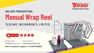 Manual Wrap Reel, Hand Operated Wrap Reel, Skein Winder, Yarn Reel, Yarn Measuring Reel, ISO 2060
