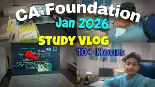 ✅70 Days Left for CA Foundation &ndash; My Full Preparation Plan 📅 | CA Foundation Vlog | Study With Me