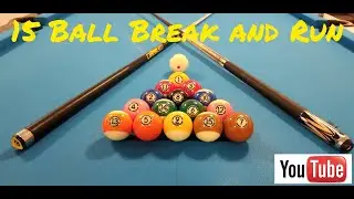 15 Ball Break and Run In Under 2 Minutes