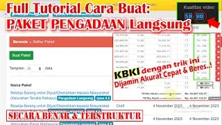 Cara Membuat Paket Pengadaan Langsung Non Tender di Akun PPK LPSE