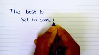 Beautiful hand writing in english motivation quote writing how to write fast in english