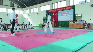 Tiến Đạt Mỹ Thuận Giáp Xanh trận Chung kết giải taekwondo xã Tân Quới