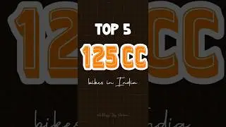 Top 5 125CC bikes in India 🔥🏍️