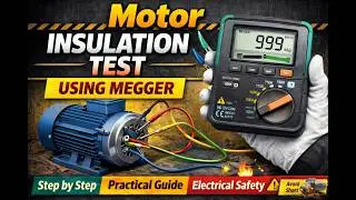Motor Insulation Test | Megger Tester Se Practical Test