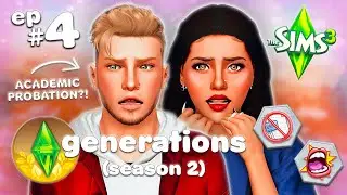 Академическое МОШЕННИЧЕСТВО?! 🤥 | серия №4 | The Sims 3: Новые поколения (2 сезон)