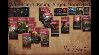 Artifact Deck Tech: Rising Anger Mono Red