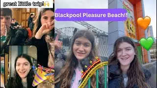 Blackpool Pleasure Beach Opening Weekend!!🎢🎉