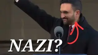 Zohran Mamdani inauguration Nazi salute