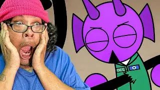 SQUID GAME But They're SPRUNKI?! (Cartoon Animation) GameToons + REACTION!