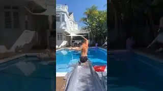 FaZe Kay Has a Slide Inside Of His House!