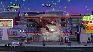 Rampage Total Destruction - Gameplay 4K 60FPS [GAMECUBE]